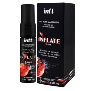 INFLATE ÓLEO CORPORAL PARA MASSAGEM EM SPRAY 15ML INTT