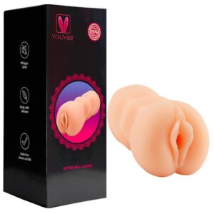 YOUVIBE PUSSY MASTURBADOR MASCULINO COM FORMATO DE VAGINA EM CYBERSKIN MISS COLLECTION