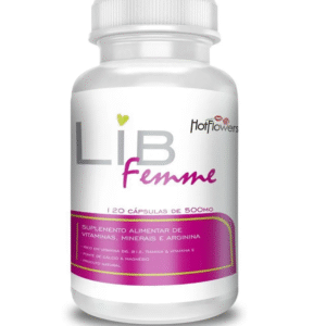 Estimulante Feminino Libfemme Com 120 Cápsulas Hot Flowers